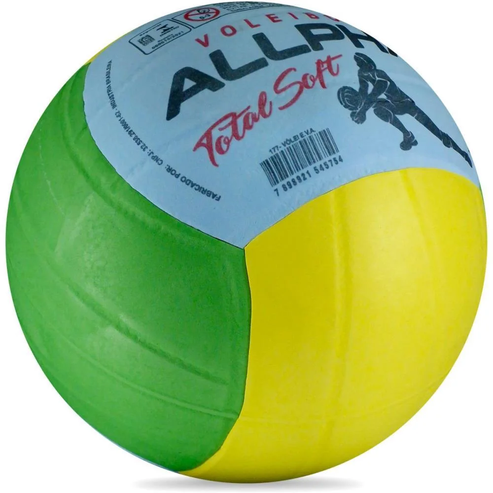 BOLA INFANTIL VOLEI TOTAL SOFT EVA (S) ALLPHA BOLAS (UNIDADE) - imagem 3