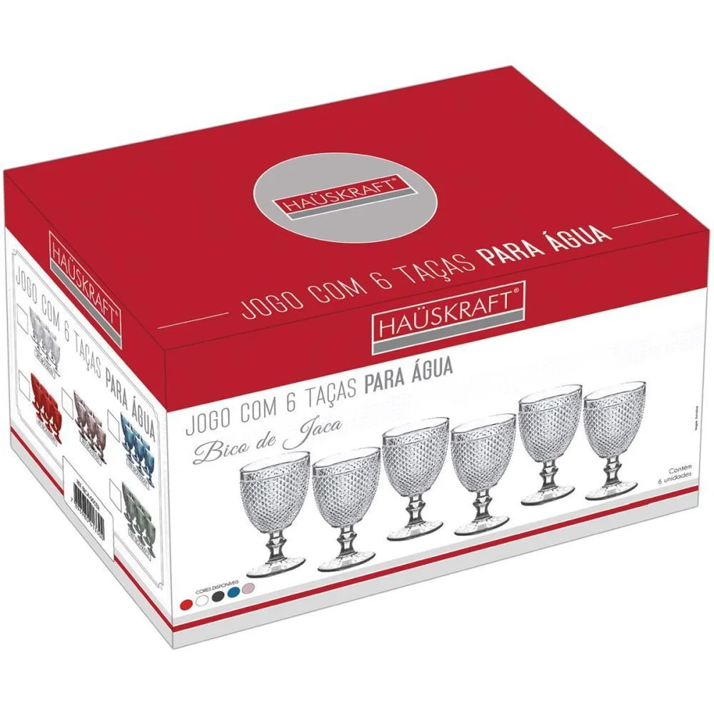 COPO DE VIDRO TAÇA BICO DE JACA 320ML 6PCS WESTERN (JOGO) - imagem 5