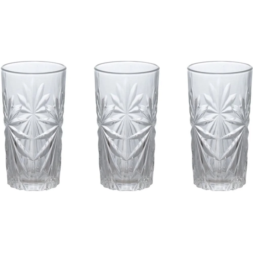 COPO DE VIDRO LONG DRINK BETA 265ML 3PCS WESTERN (JOGO) - imagem 2