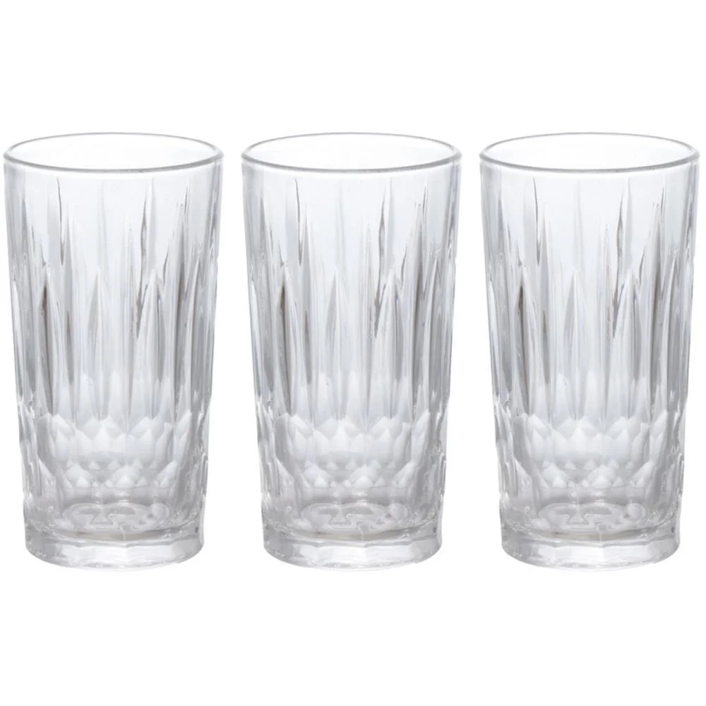 COPO DE VIDRO LONG DRINK CRIS 265ML 3PCS WESTERN (JOGO) - imagem 3