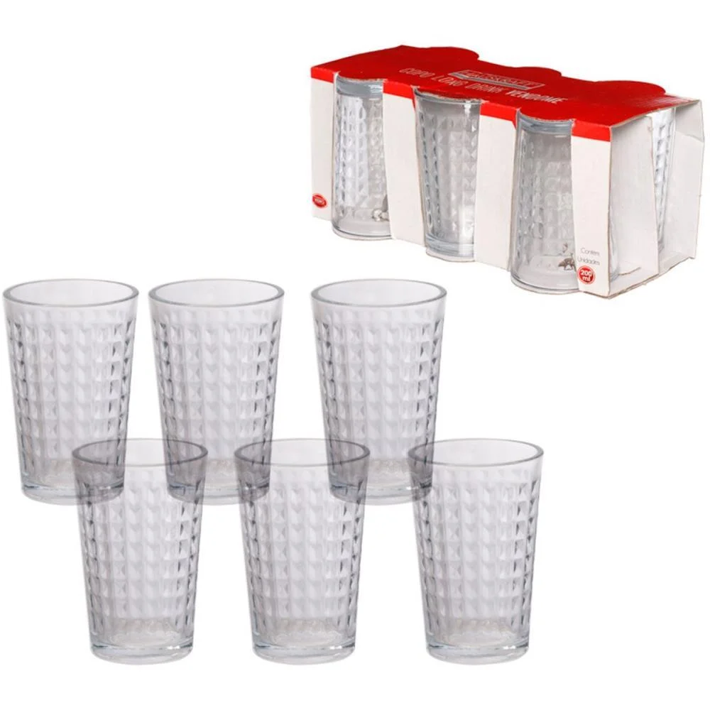 COPO DE VIDRO LONG DRINK VENDOME 200ML 6PCS WESTERN (JOGO) - imagem 4