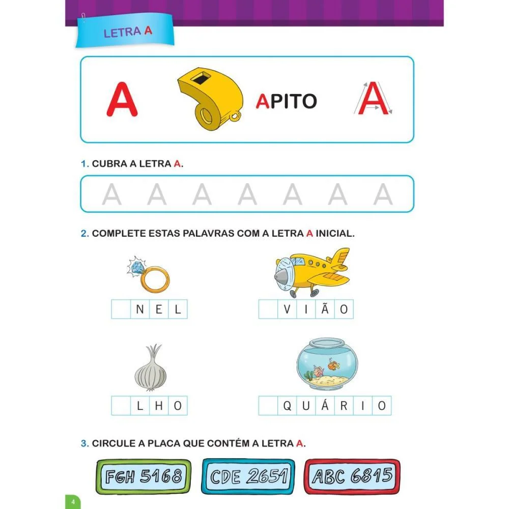 LIVRO CARTILHA CAMINHO DO SABER LETRA BASTÃO BICHO ESPERTO (UNIDADE) - imagem 3