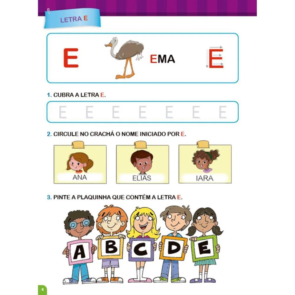 LIVRO CARTILHA CAMINHO DO SABER LETRA BASTÃO BICHO ESPERTO (UNIDADE) - imagem 7