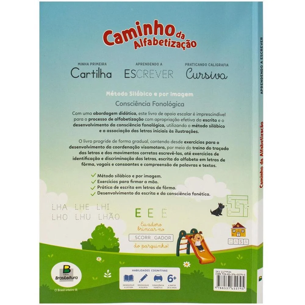 LIVRO CARTILHA CAMINHO DA ALFABETIZ.FORMA 96P TODOLIVRO (UNIDADE) - imagem 5