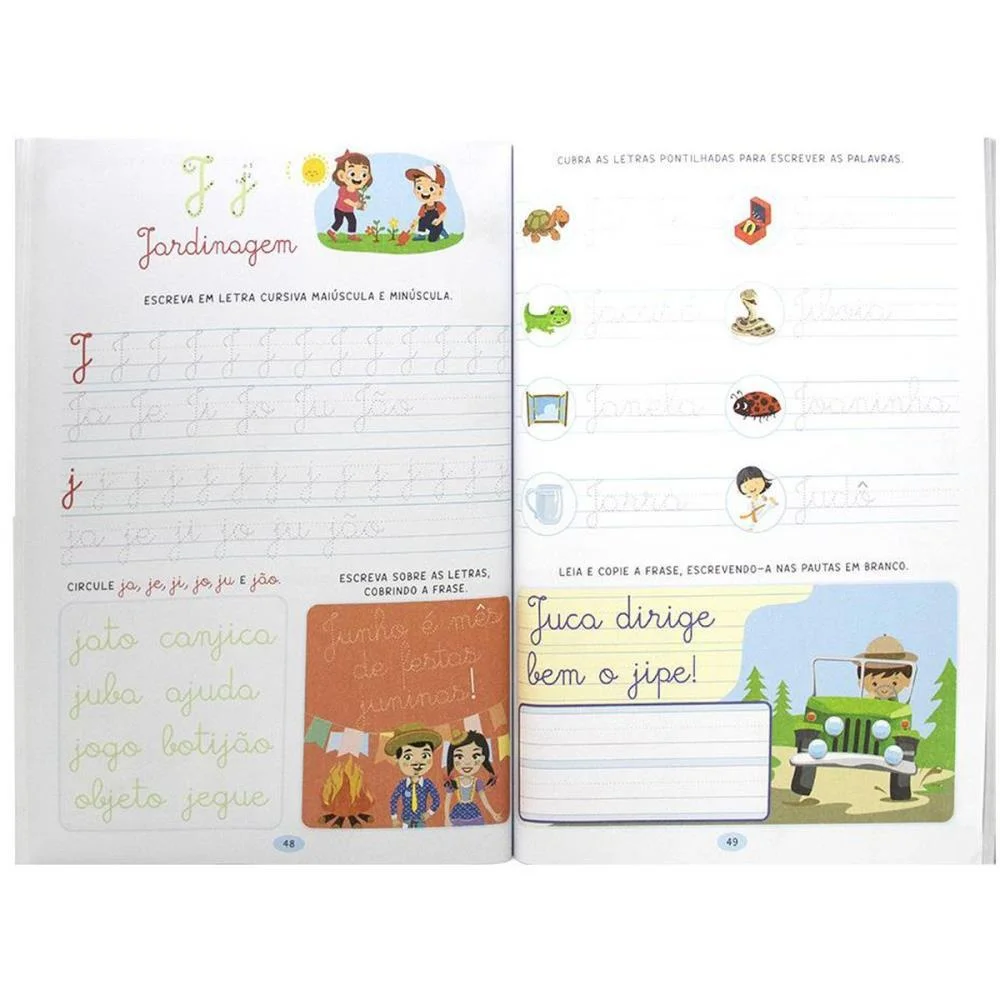 LIVRO CARTILHA CAMINHO DA ALFABETI.CURSIV.96P TODOLIVRO (UNIDADE) - imagem 4