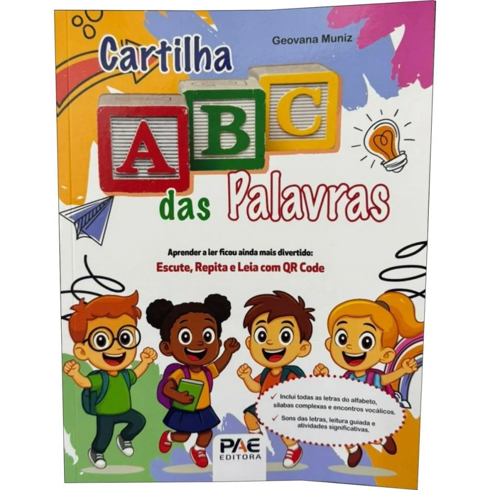 LIVRO CARTILHA ABC DAS PALAVRAS 21X27 198P PAE EDITORA (UNIDADE) - imagem 2