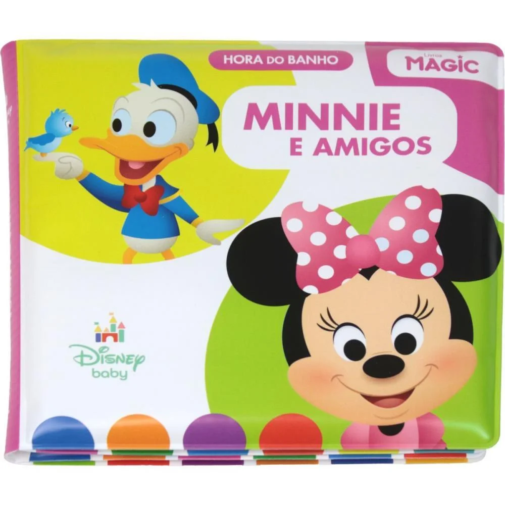 LIVRO PARA BANHO MINNIE E AMIGOS 14X14CM MAGIC KIDS (UNIDADE) - imagem 5