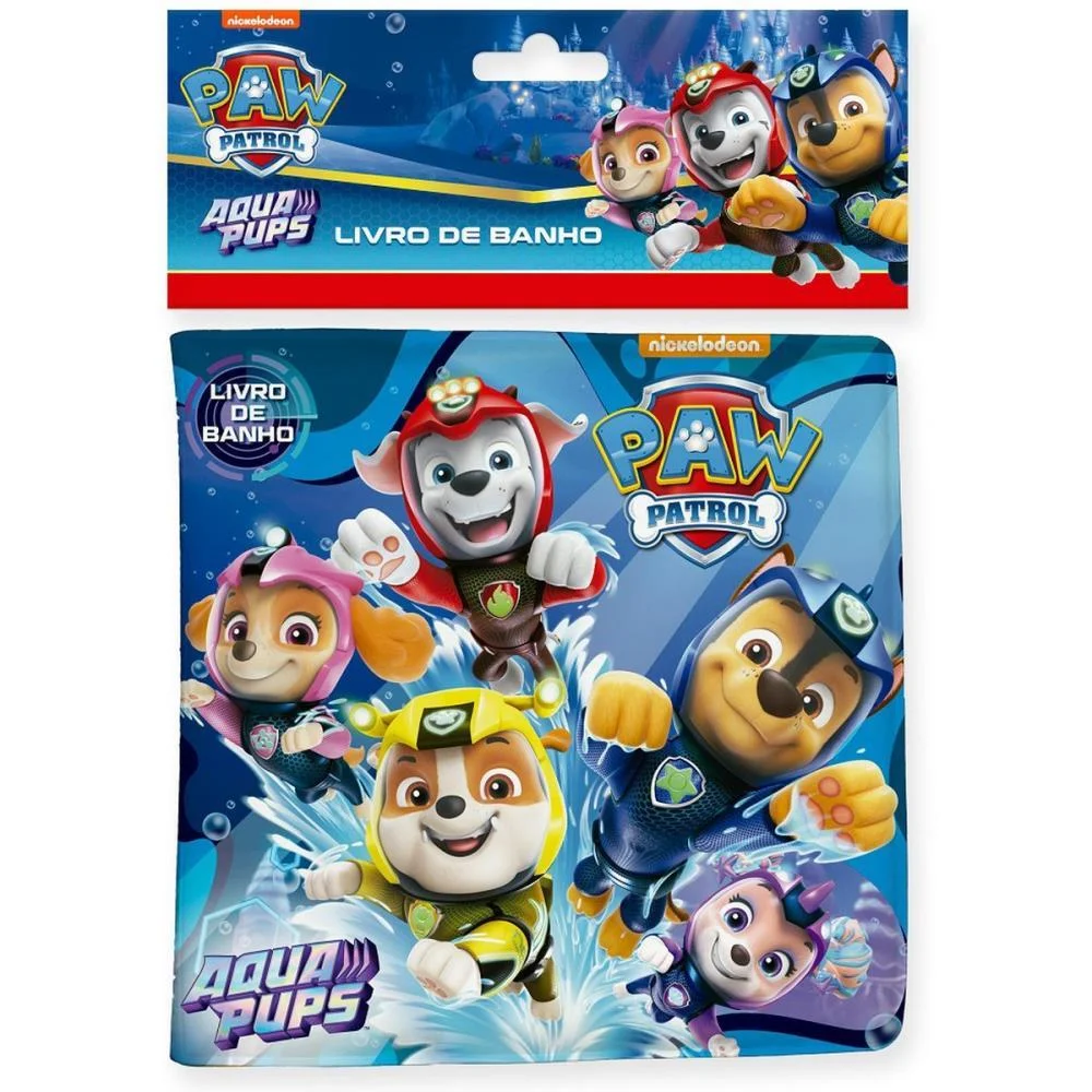 LIVRO PARA BANHO PATRULHA CANINA 15X15CM 8PGS ONLINE EDITORA (UNIDADE) - imagem 3