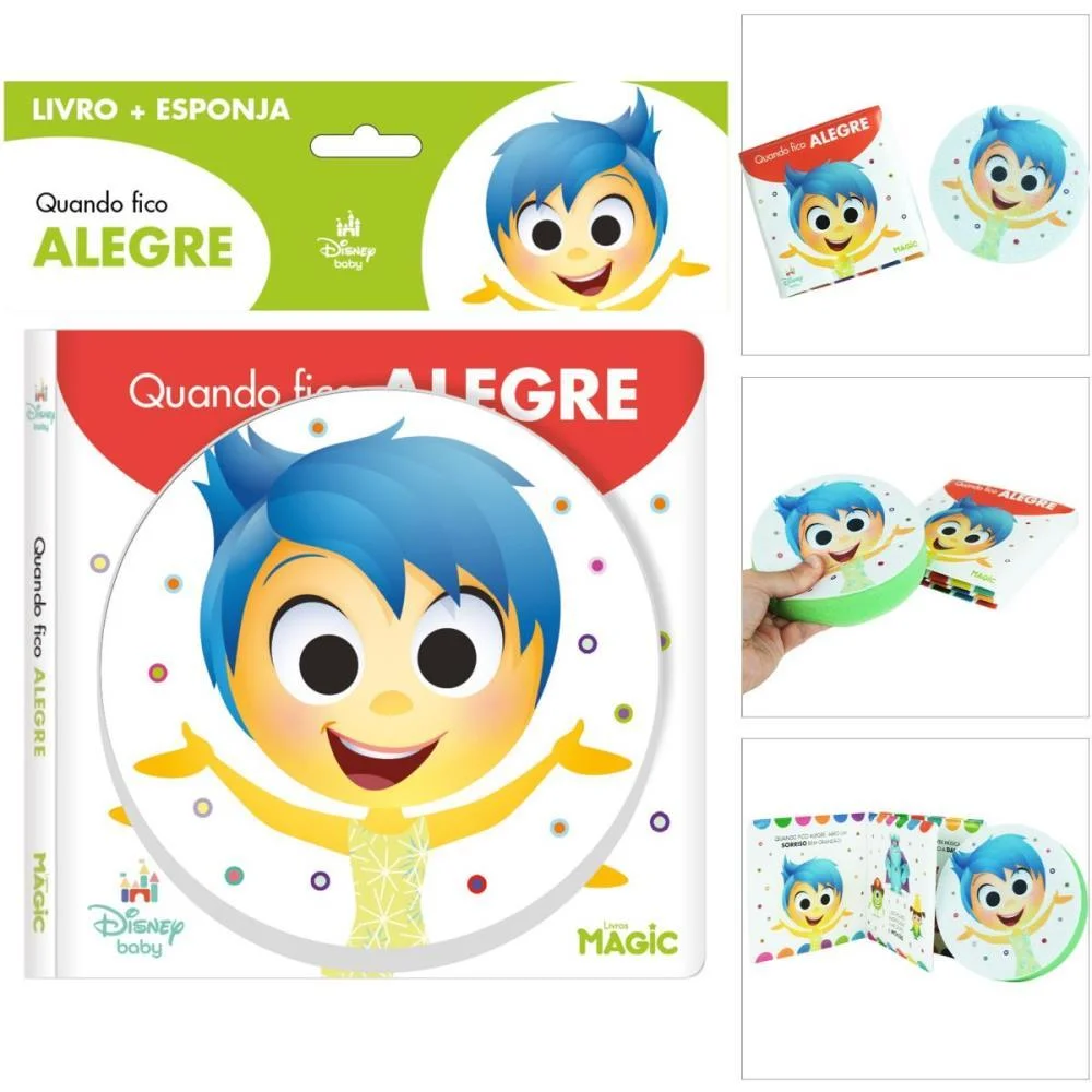 LIVRO PARA BANHO DIVERTIDAMENTE C/ESPONJA 14X14 MAGIC KIDS (UNIDADE) - imagem 3