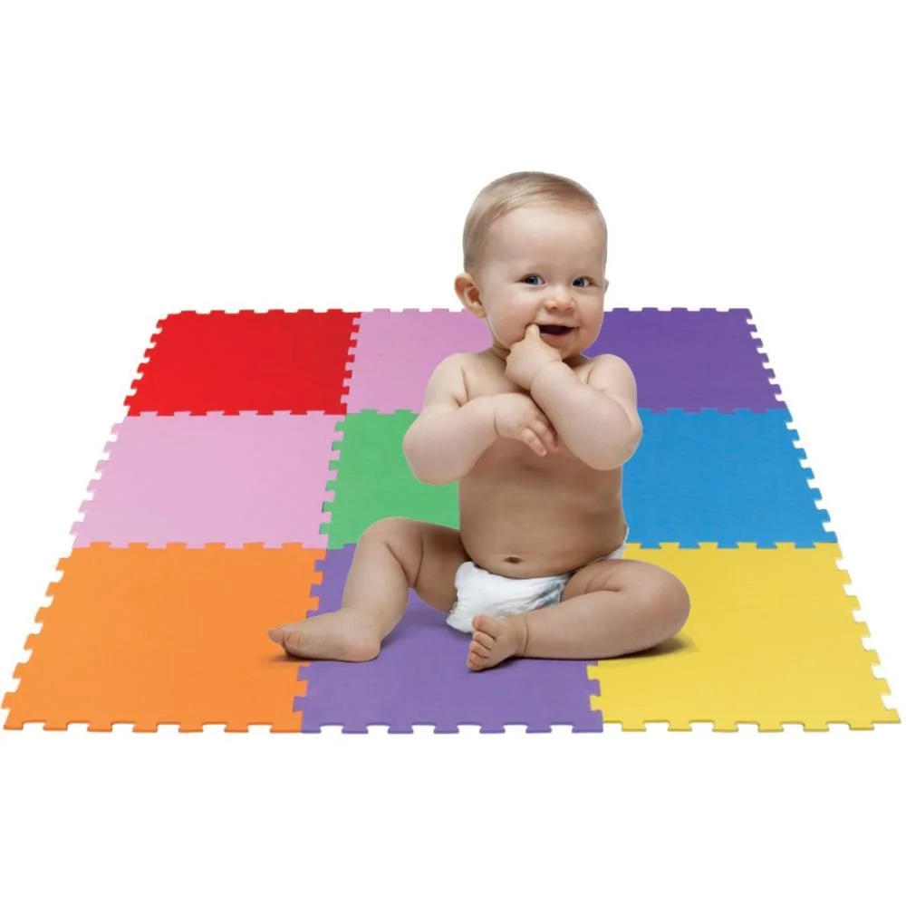 TATAME COLOR 28X28CM 5MM 9 PECAS EVAMAX (PACOTE) - imagem 2