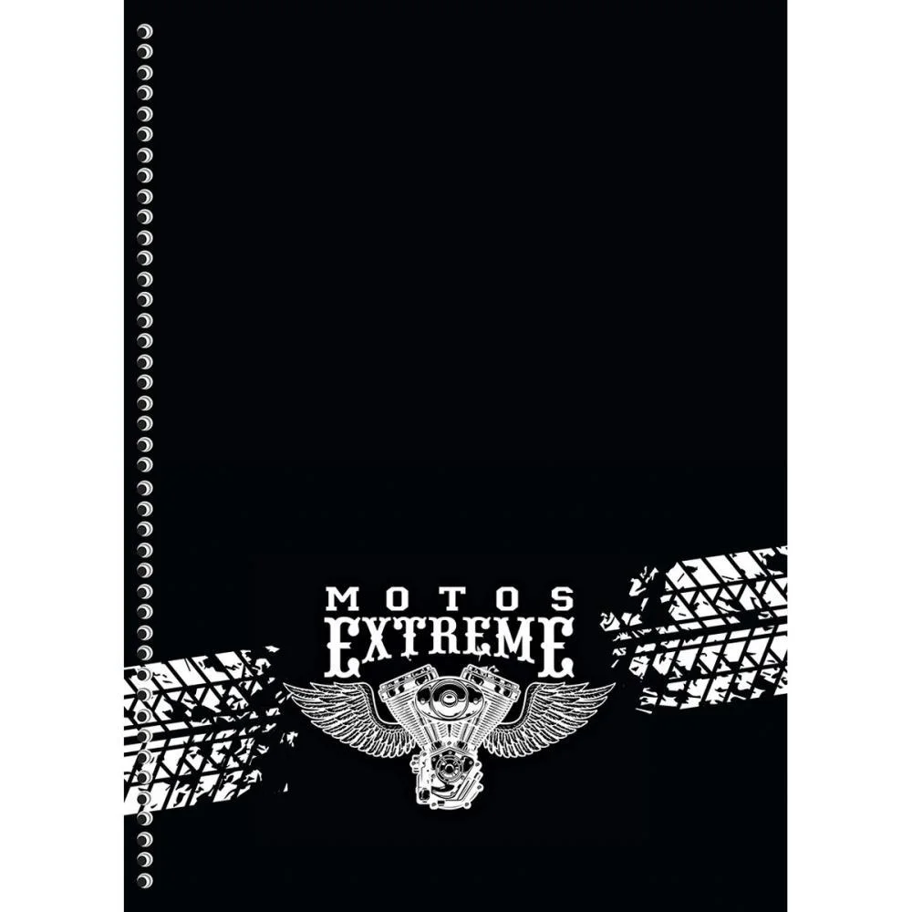 CADERNO 10X1 CAPA DURA MOTOS EXTREME 160F ANIMATIVA (PCT.C/04) - imagem 4