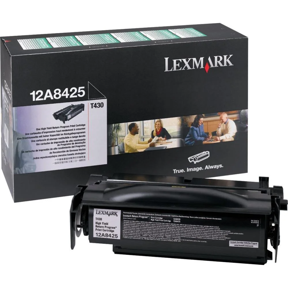 CARTUCHO DE TONER ORIG.LEXMARK 12A8425 PRETO T430 LEXMARK (UNIDADE) - imagem 2