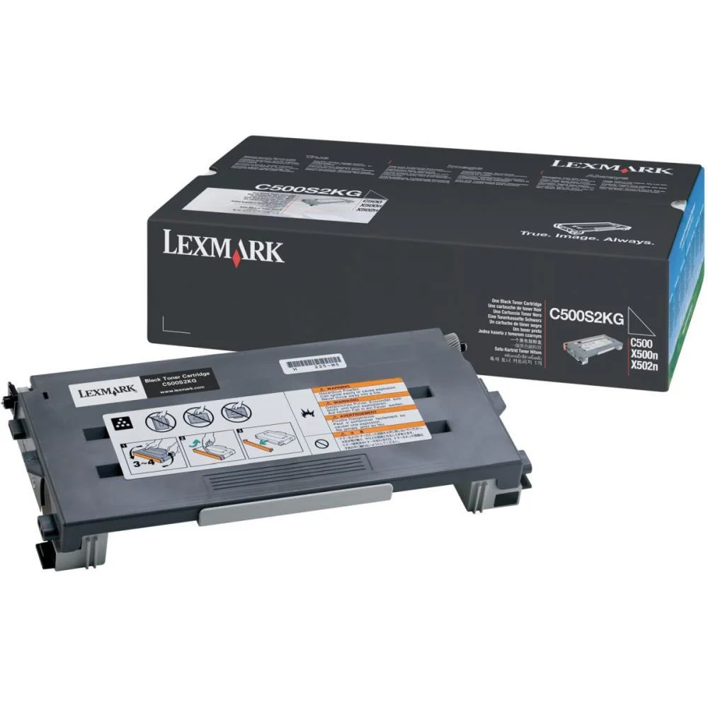 CARTUCHO DE TONER ORIG.LEXMARK C500S2KG PRETO C500 LEXMARK (UNIDADE) - imagem 3