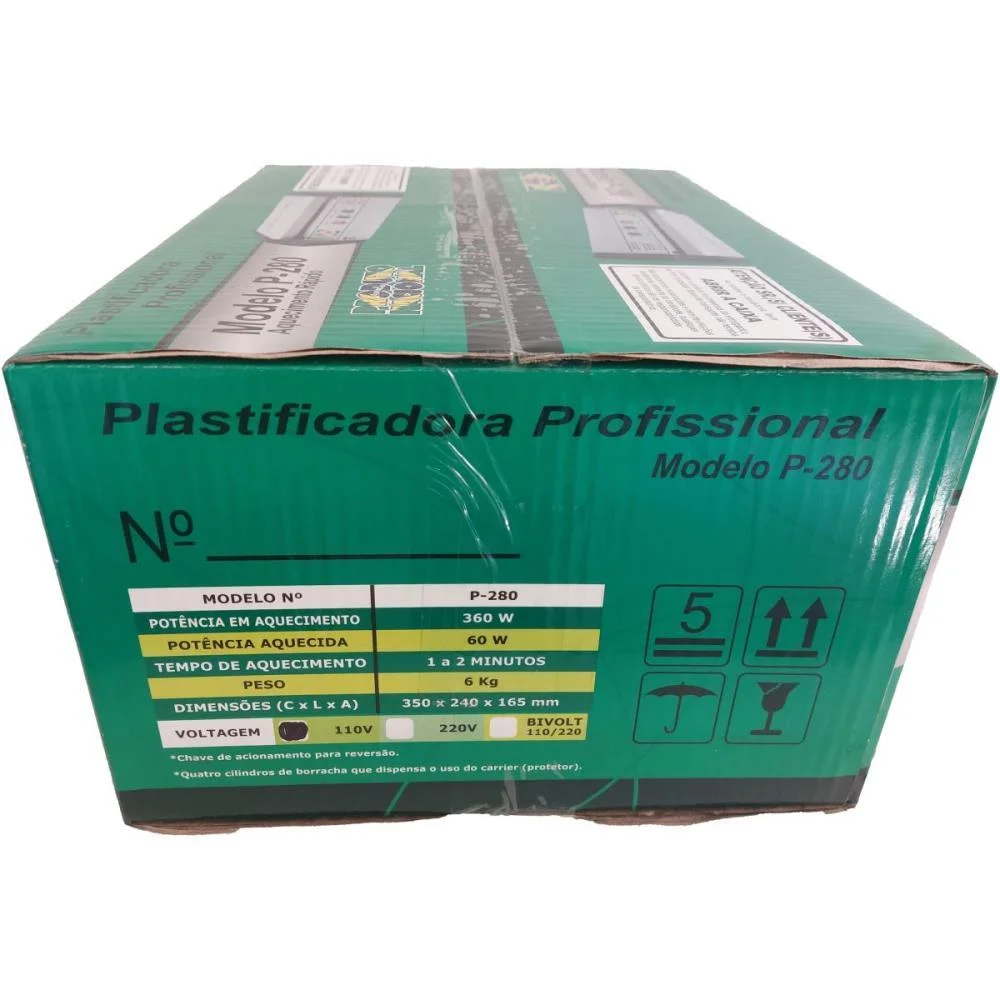 MAQUINA PLASTIFICADORA OFICIO P-280 110V MR MAQUINAS (UNIDADE) - imagem 10