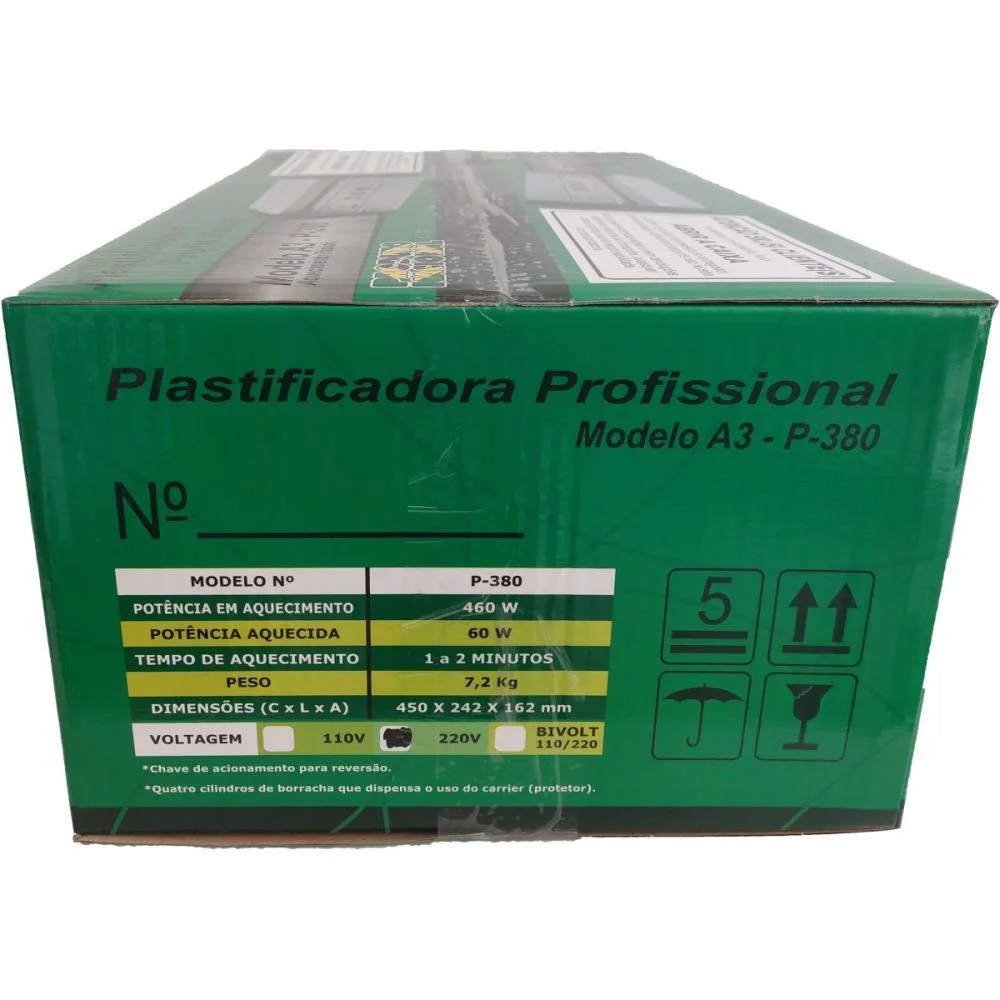 MAQUINA PLASTIFICADORA A3 P-380 220V MR MAQUINAS (UNIDADE) - imagem 10