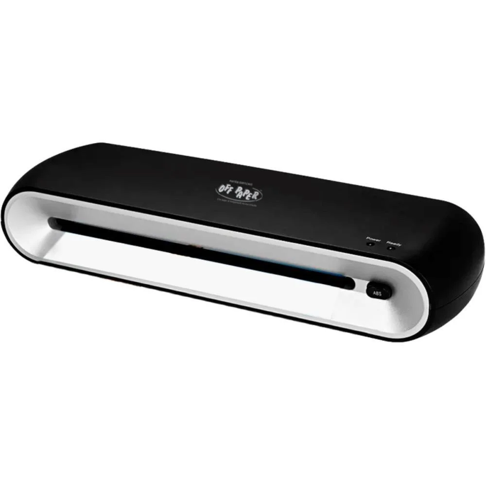 MAQUINA PLASTIFICADORA A-4 OFF-L01 220V PRETA OFF PAPER (UNIDADE) - imagem 4