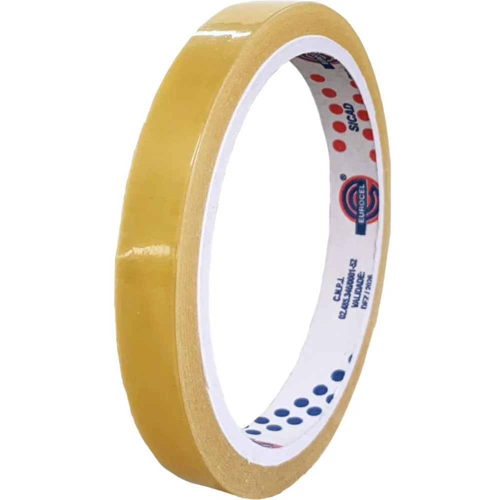 FITA ADESIVA PP 2000 12MMX40M TRANSPARENTE EUROCEL 10 Unidades - imagem 4