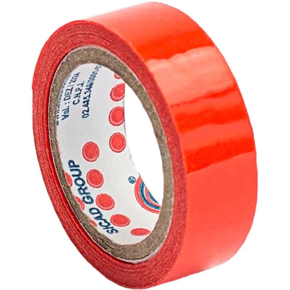 FITA ADESIVA PP 2000 12MMX10M VERMELHA EUROCEL 10 Unidades - imagem 4