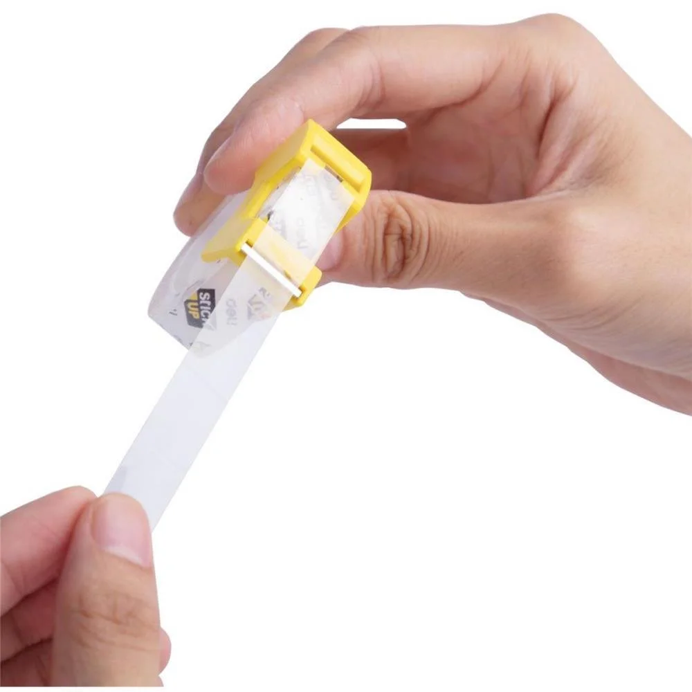 FITA ADESIVA TRANSP. C/CORTADOR 12MMX18,3M DELI (BL.C/02) - imagem 3