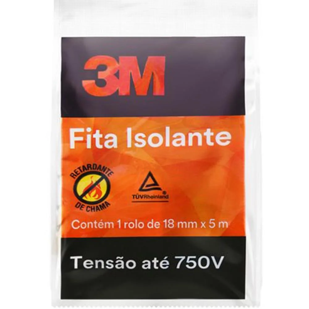 FITA ISOLANTE SCOTCH 18 MM X 5 M 3M (UNIDADE) - imagem 3