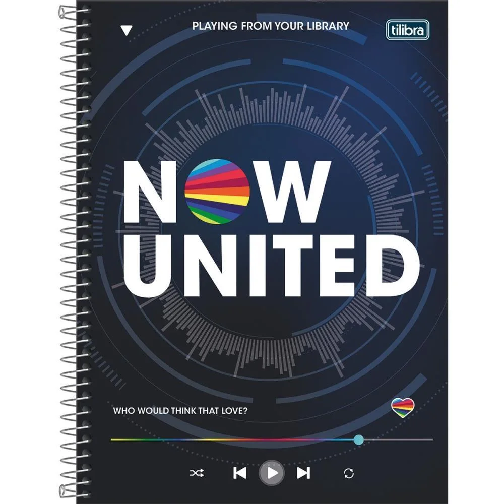 CADERNO 10X1 CAPA DURA NOW UNITED 160FLS. TILIBRA (PCT.C/04) - imagem 2