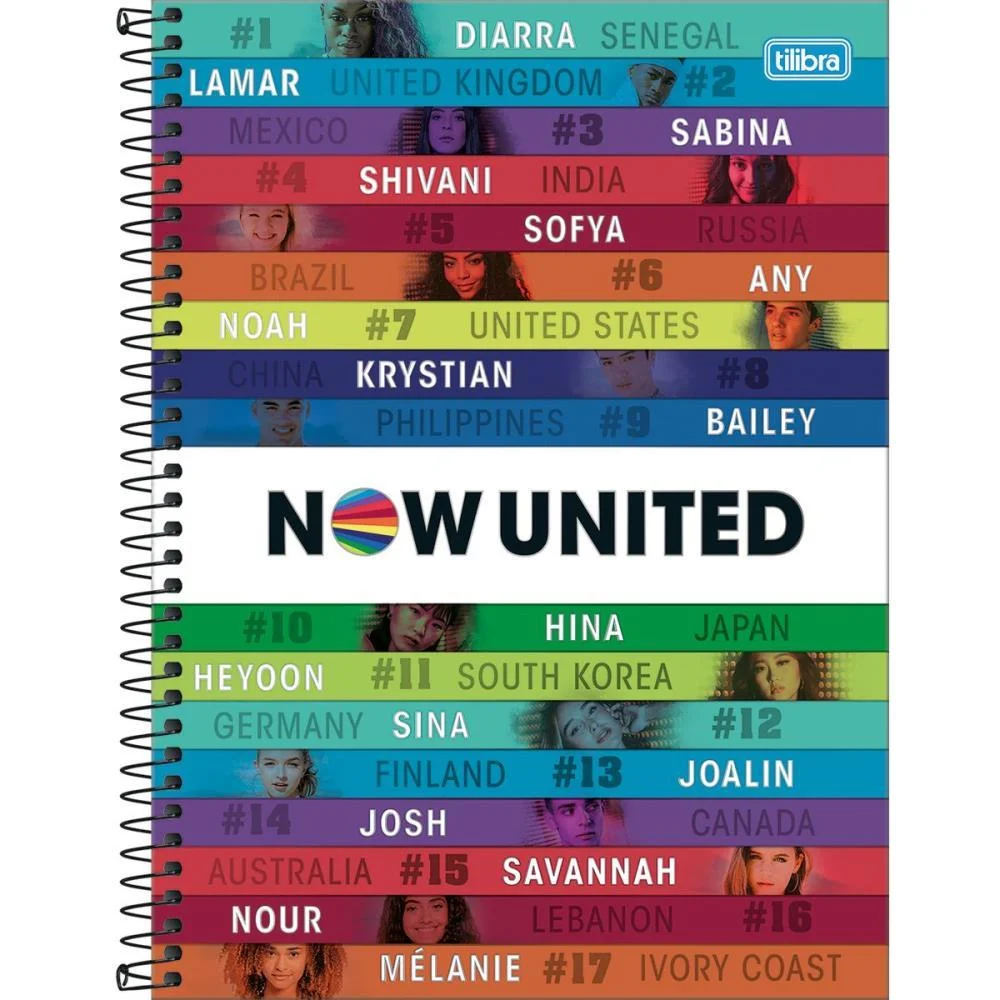 CADERNO 10X1 CAPA DURA NOW UNITED 160FLS. TILIBRA (PCT.C/04) - imagem 7
