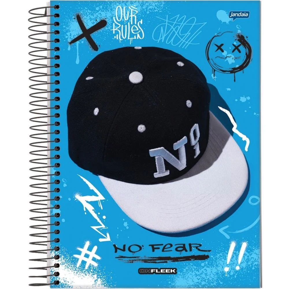 CADERNO 10X1 CAPA DURA ON FLEEK 200FLS. JANDAIA (PCT.C/04) - imagem 8