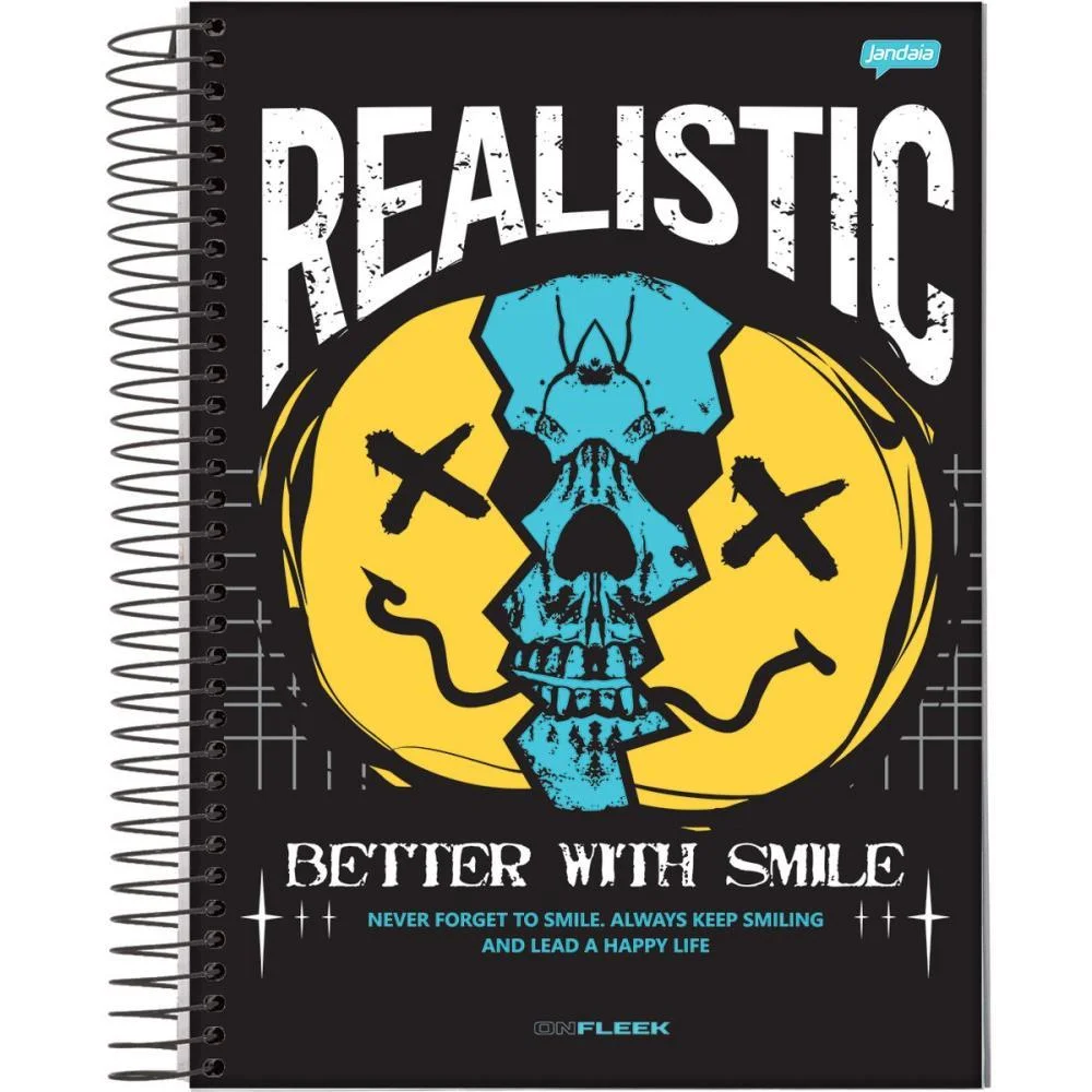 CADERNO 10X1 CAPA DURA ON FLEEK 200FLS. JANDAIA (PCT.C/04) - imagem 9