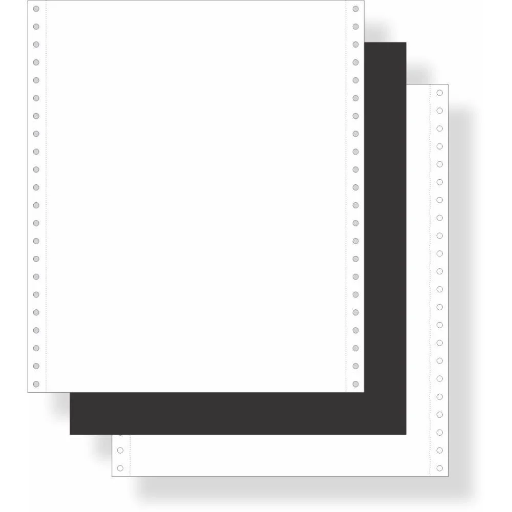 FORMULARIO CONTINUO BRANCO 2 VIAS 80 COLUNAS 50G. C/CARBO TAMOIO (CX/1500) - imagem 3