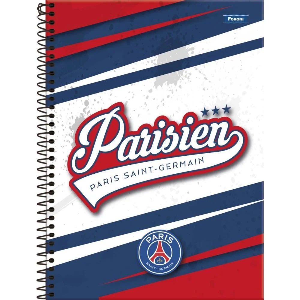 CADERNO 10X1 CAPA DURA PARIS SAINT GERMAIN 160F FORONI (PCT.C/04) - imagem 4