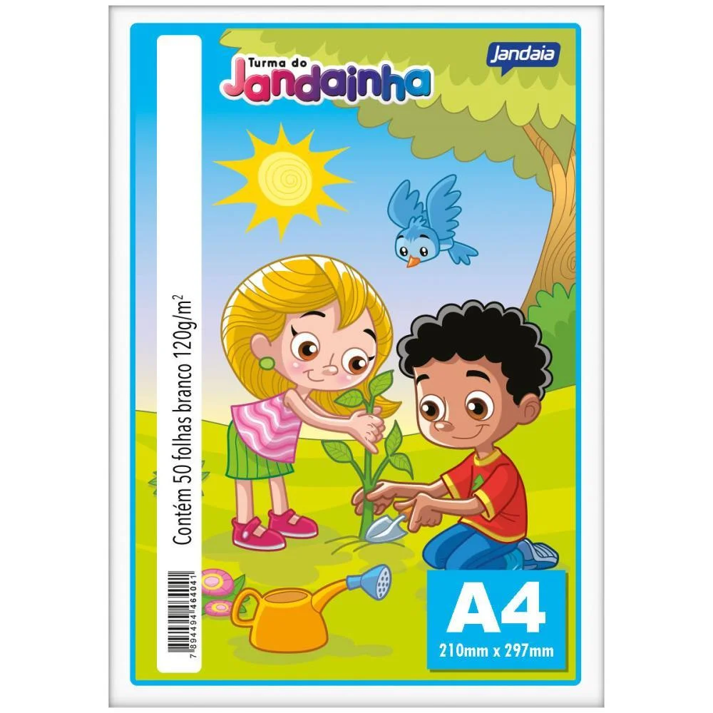PAPEL SULFITE A4 JANDAINHA 40K 120GRS.BRANCO JANDAIA (PCT.C/50) - imagem 2