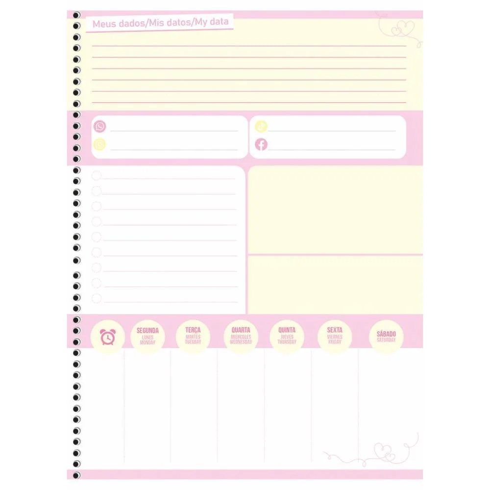 CADERNO 10X1 CAPA DURA LOVE 160F ANIMATIVA (PCT.C/04) - imagem 4