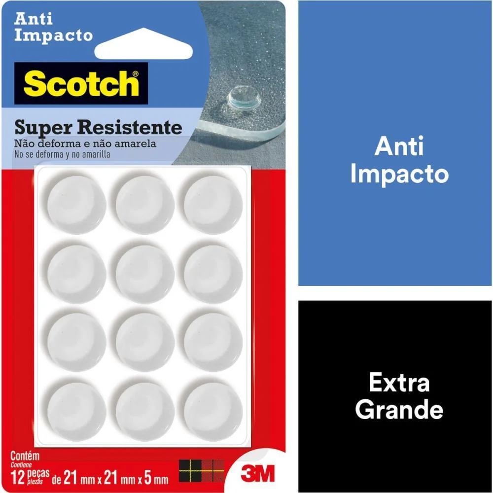 ANTI-IMPACTO E SEGURANCA REDONDO GG TRANSP COM 12 3M (BLISTER) - imagem 9