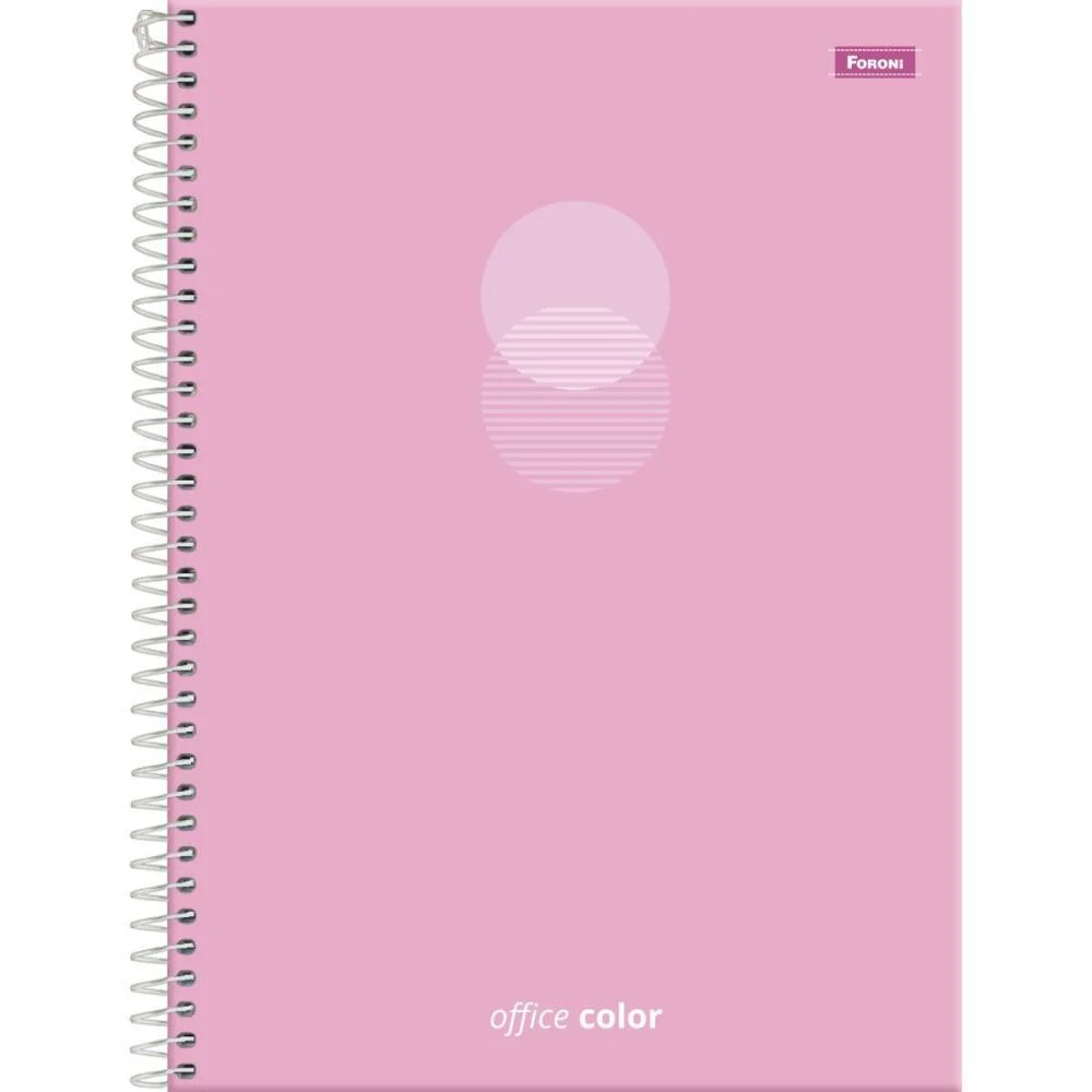 CADERNO 10X1 CAPA DURA OFFICE COLOR 160F FORONI (PCT.C/04) - imagem 5