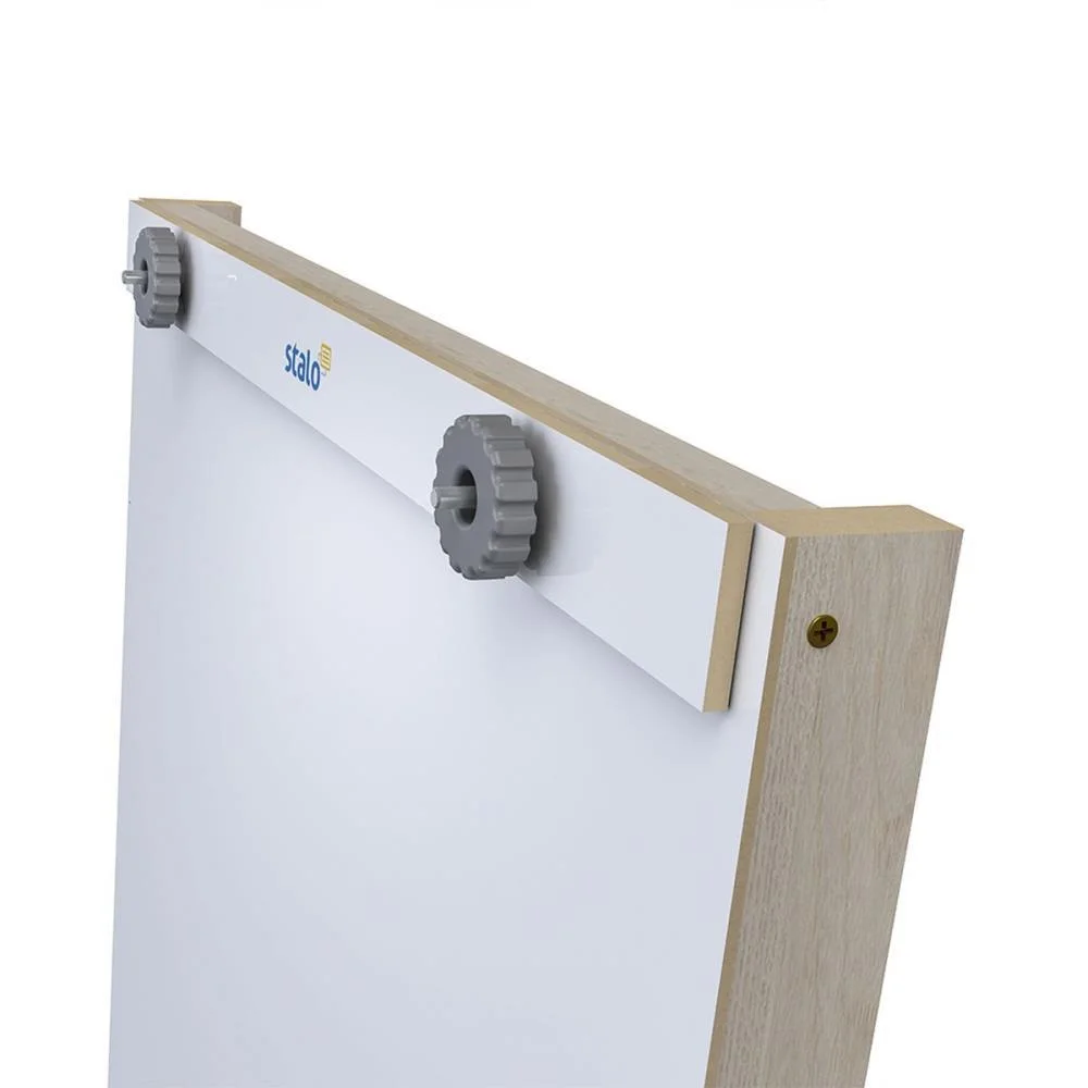 CAVALETE PARA FLIP-CHART MDF SLIM BRANCO 1,80M STALO (UNIDADE) - imagem 4