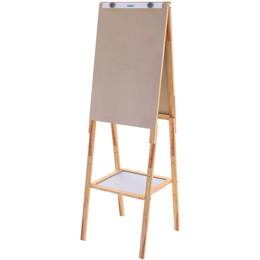 CAVALETE PARA FLIP-CHART DUPLO COMPACT LINE 2EM1 87.6CM STALO (UNIDADE) - imagem 2