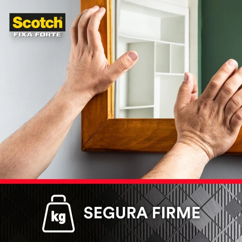 FITA FIXA FORTE ESPUMA EXTREMA ATE 2,5KG 12X2M 3M (UNIDADE) - imagem 6
