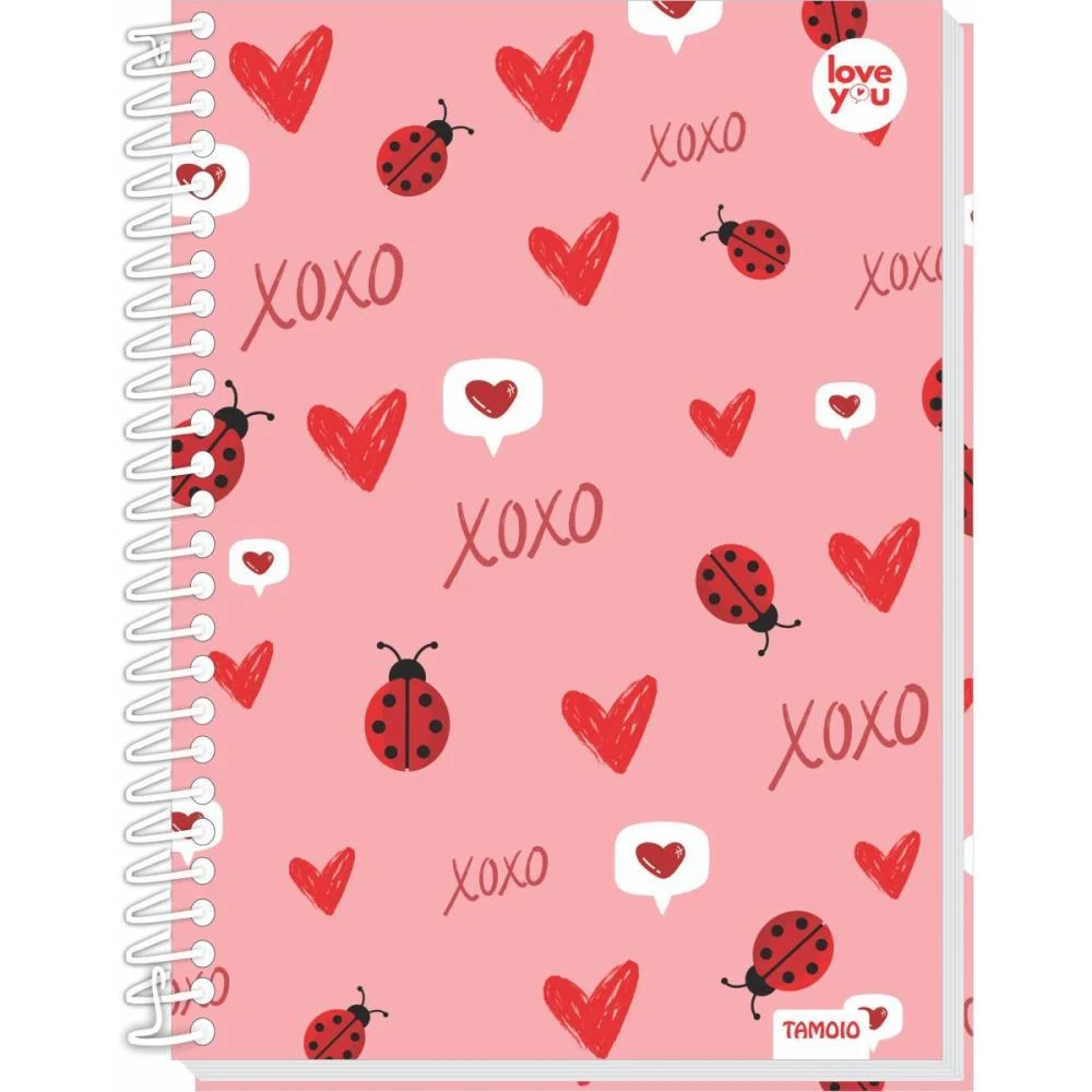 CADERNO 10X1 CAPA DURA LOVE YOU 160FLS TAMOIO (PCT.C/04) - imagem 3