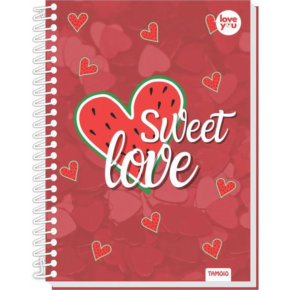 CADERNO 10X1 CAPA DURA LOVE YOU 160FLS TAMOIO (PCT.C/04) - imagem 4