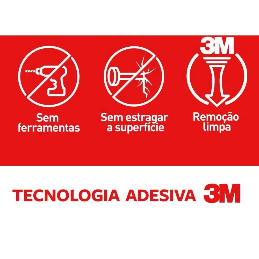 GANCHO Plástico COMMAND MEDIO C/2 3M (BL.C/02) - imagem 4