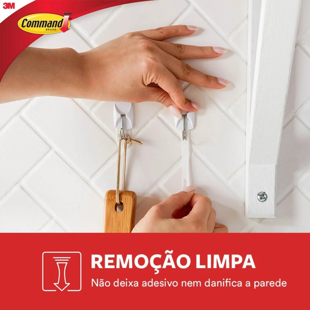 GANCHO Plástico COMMAND UTENSIL HOOK C/3 3M (BLISTER) - imagem 7