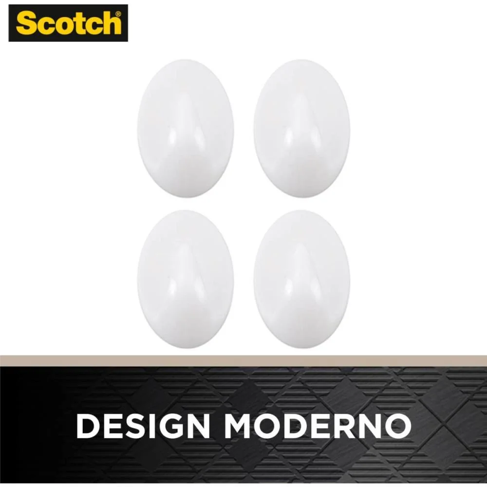 GANCHO Plástico SCOTCH PLAST. EXTREMA PEQ. C/4 3M (BLISTER) - imagem 5