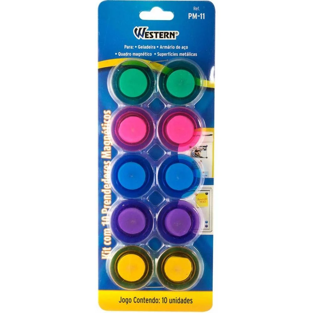 IMA PRENDEDOR MAGNETICO 30MM COLOR WESTERN (BL.C/10) - imagem 4