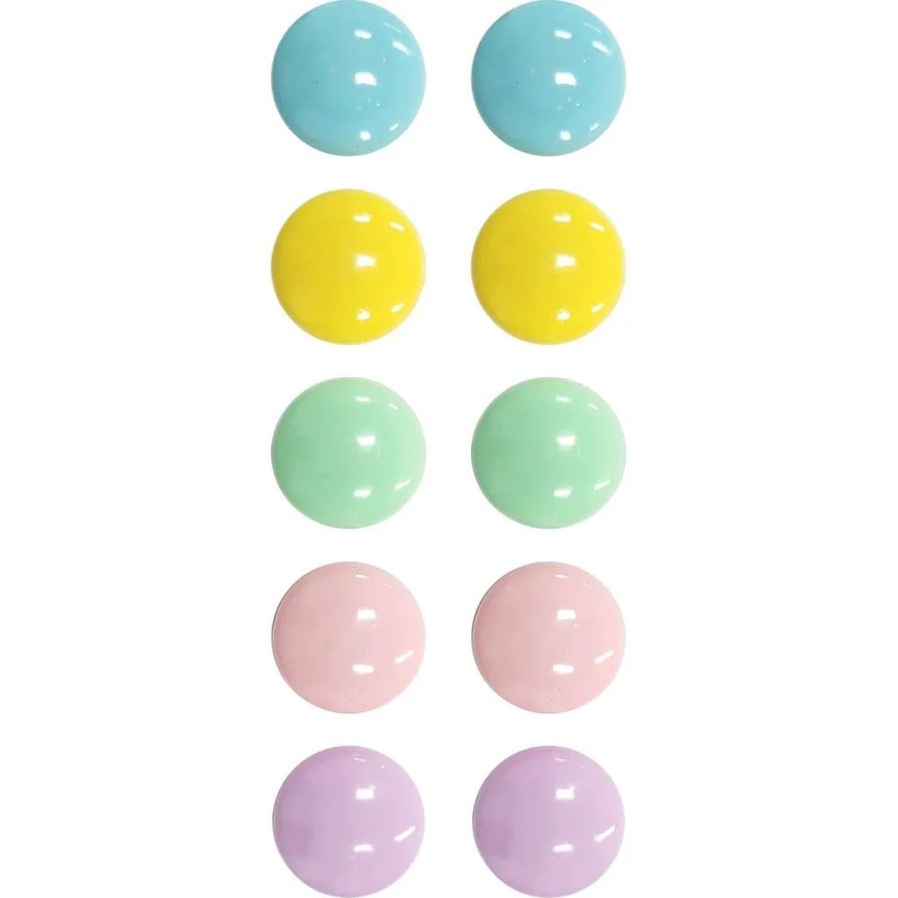 IMA COLORIDO REDONDO PASTEL 30MM KIT (BL.C/10) - imagem 4