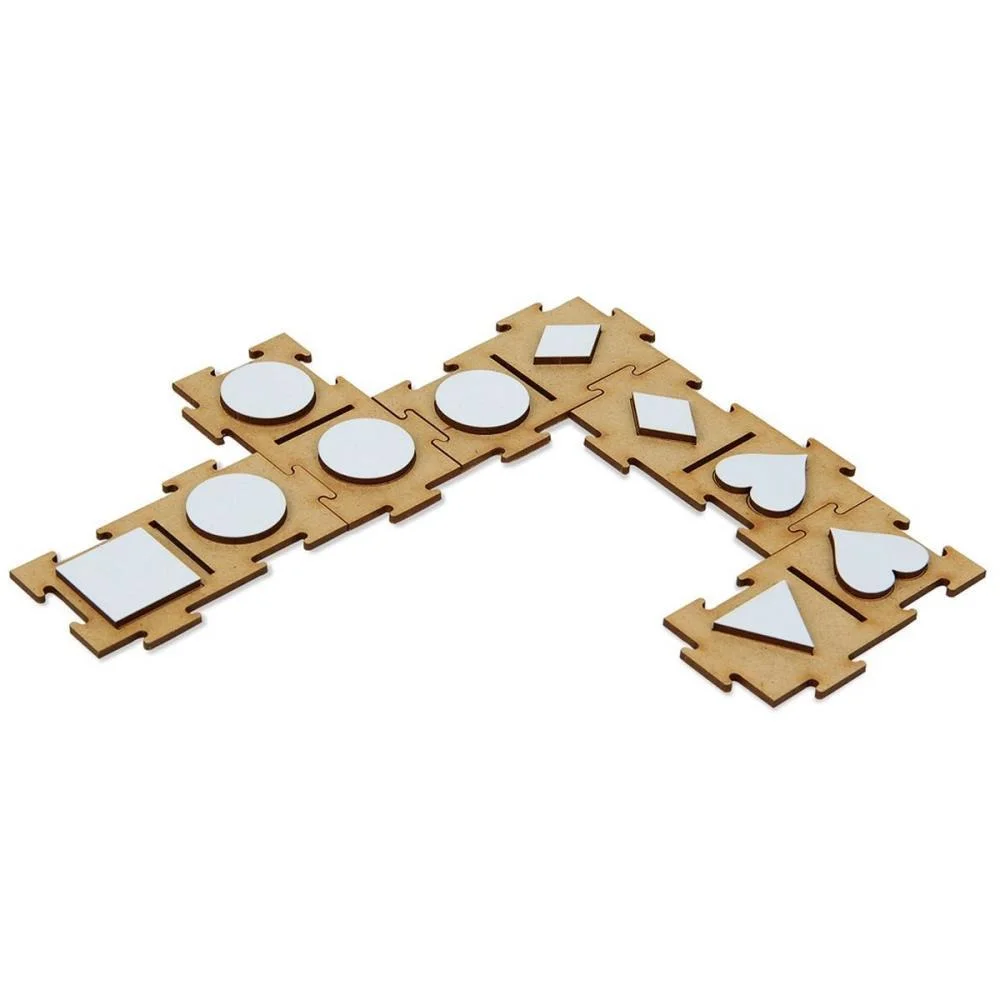 DOMINO PERCEPCAO TATIL C/RELEVO 28PCS CARLU (UNIDADE) - imagem 2