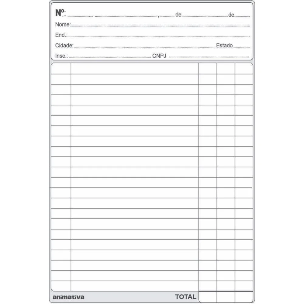 Talão Impresso NOTA NEUTRA 1/36 50F. 104X146 ANIMATIVA 20 Unidades - imagem 4