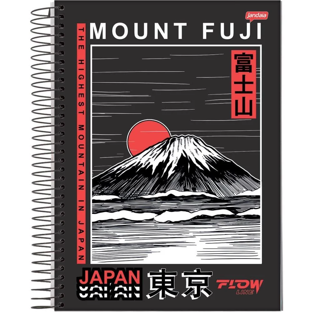 CADERNO 10X1 CAPA DURA FLOW 160FLS. JANDAIA (PCT.C/04) - imagem 6