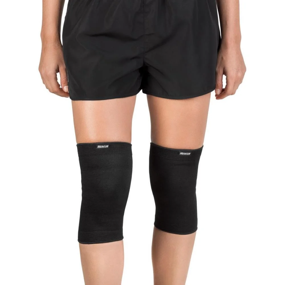 PRODUTO ERGONOMICO JOELHEIRA ELASTICA M PRETA MERCUR (PAR) - imagem 4