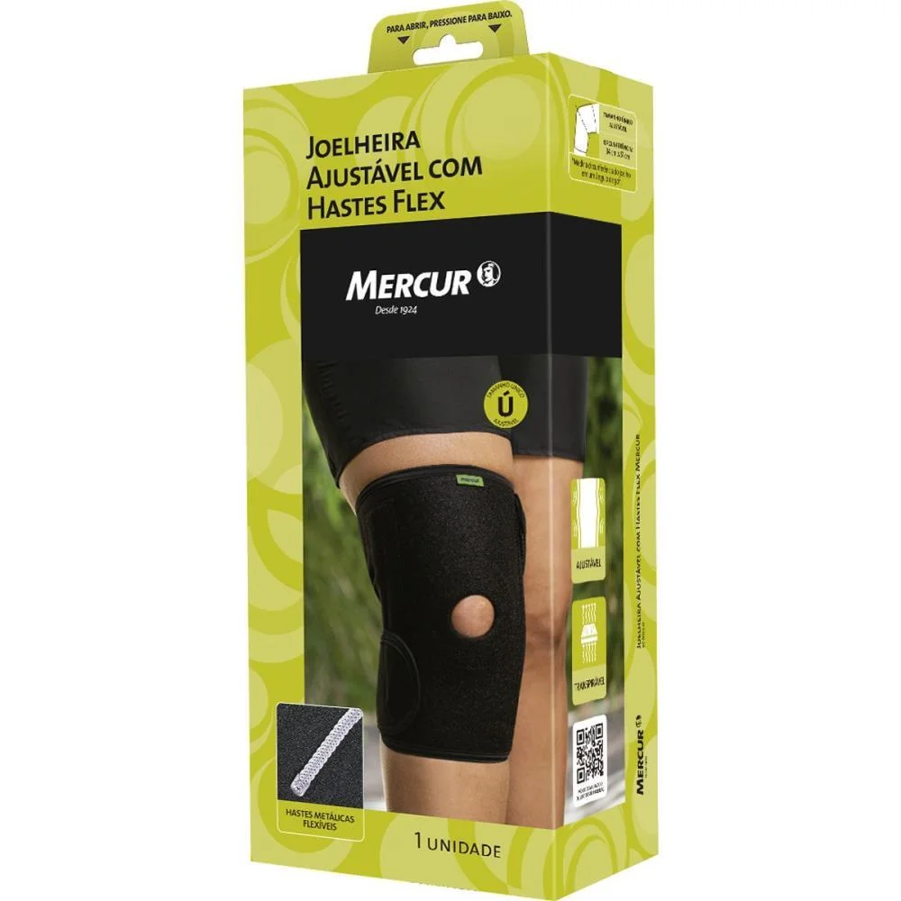 PRODUTO ERGONOMICO JOELHEIRA COM HASTES AJUSTAVEL MERCUR (UNIDADE) - imagem 4