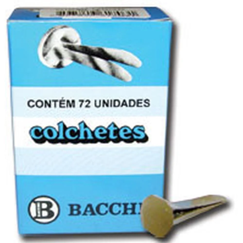 COLCHETE LATONADOS N.07 CX.C/ 72UNID. BACCHI (PCT.C/10) - imagem 3